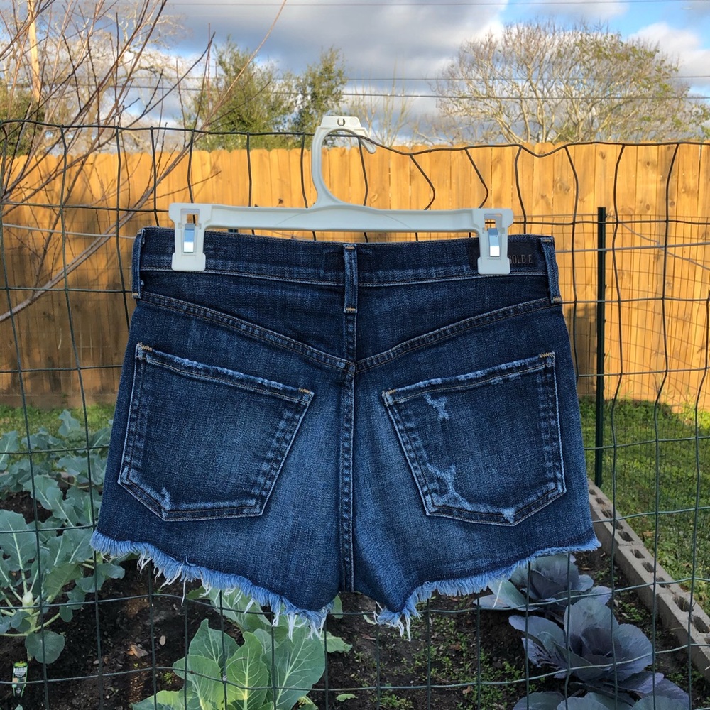-SOLD- AGOLDE Jaden Shorts High Rise Denim - Picture 5 of 8